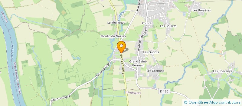 localisation de l'entreprise MONSIEUR PASCAL CHARBONNIER à OUROUX-SUR-SAONE
