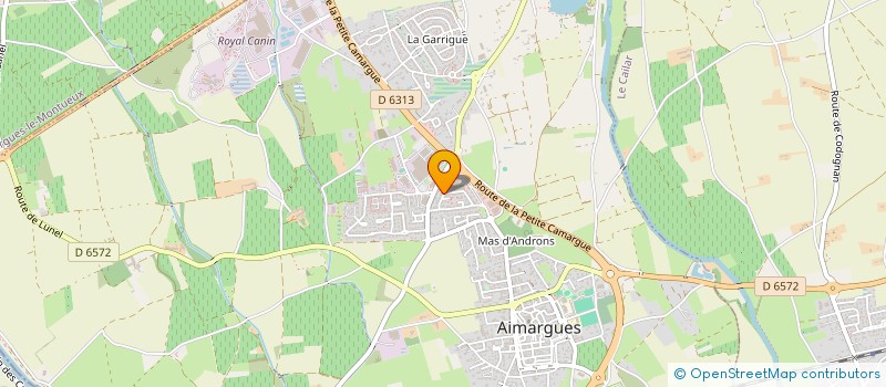 localisation de l'entreprise MONSIEUR PASCAL CHAROUSSET à AIMARGUES