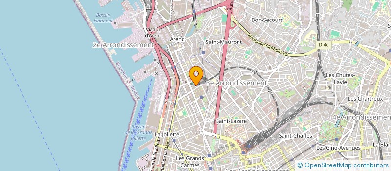 localisation de l'entreprise MONSIEUR PASCAL CHARPENAY  MARSEILLE