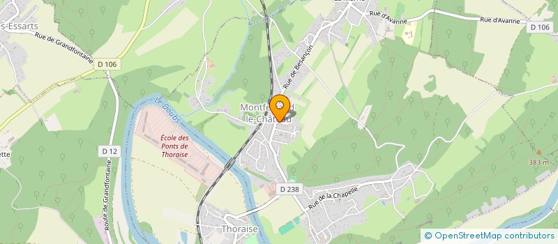 localisation de l'entreprise MONSIEUR PASCAL CHASSELAT  MONTFERRAND-LE-CHATEAU