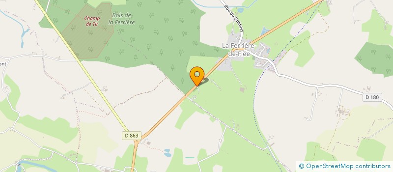 localisation de l'entreprise MONSIEUR PASCAL CHASSEREAU  SEGRE-EN-ANJOU BLEU