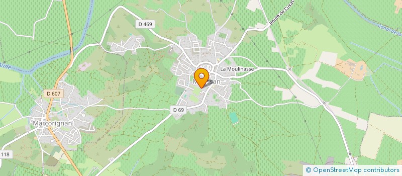 localisation de l'entreprise MONSIEUR PASCAL CHATAGNON à MOUSSAN