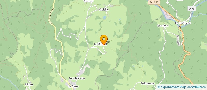 localisation de l'entreprise MONSIEUR PASCAL CHAUDIERE  LA CHAPELLE-SAINT-GERAUD