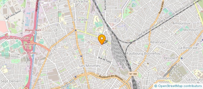 localisation de l'entreprise MONSIEUR PASCAL CHAUDIERE à TOULOUSE