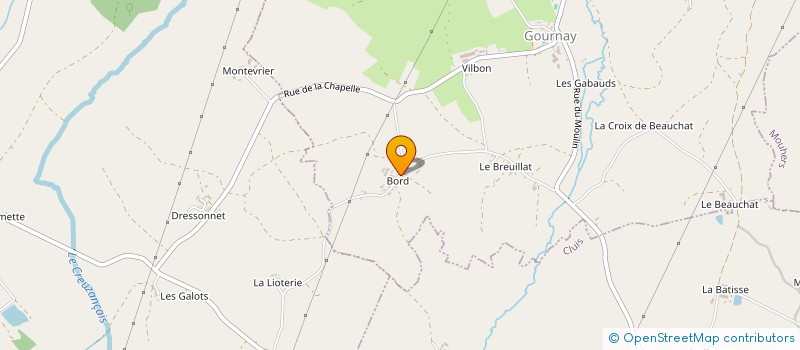 localisation de l'entreprise MONSIEUR PASCAL CHAUMETTE à GOURNAY