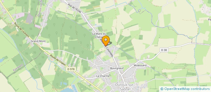 localisation de l'entreprise MONSIEUR PASCAL CHAUMONT à OUROUX-SUR-SAONE