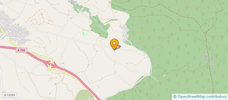 localisation de l'entreprise MONSIEUR PASCAL CHAUSSAT  LA BOISSIERE