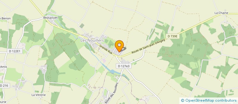 localisation de l'entreprise MONSIEUR PASCAL CHAUVEAU  LA DEVISE