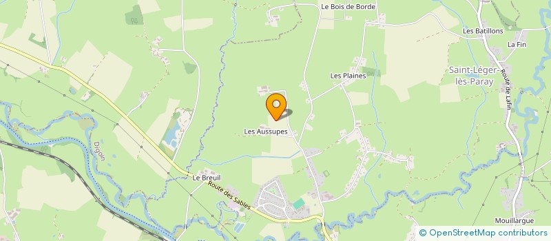 localisation de l'entreprise MONSIEUR PASCAL CHAUVOT  SAINT-LEGER-LES-PARAY