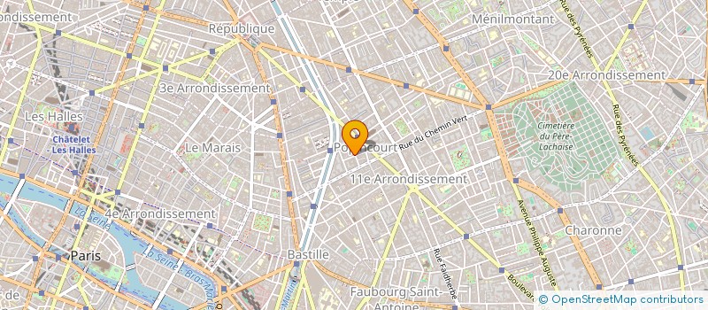 localisation de l'entreprise MONSIEUR PASCAL CHAVE  PARIS