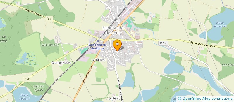 localisation de l'entreprise MONSIEUR PASCAL CHAVEROT  SAINT-ANDRE-DE-CORCY