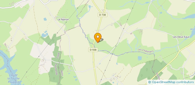 localisation de l'entreprise MONSIEUR PASCAL CHAZAR  LES CHATELIERS