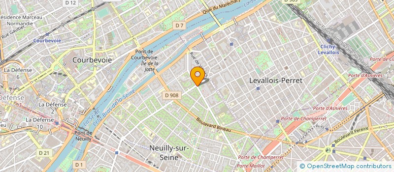 localisation de l'entreprise MONSIEUR PASCAL CHAZERAIN à NEUILLY-SUR-SEINE