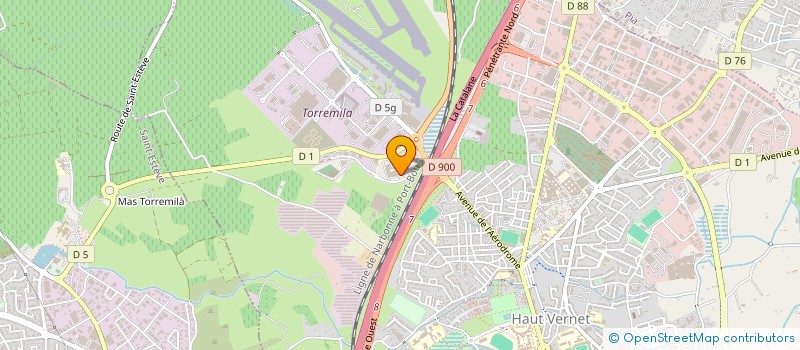 localisation de l'entreprise MONSIEUR PASCAL CHEN  PERPIGNAN