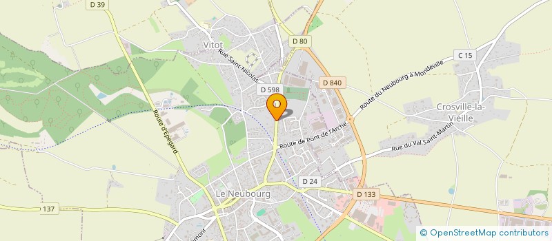 localisation de l'entreprise MONSIEUR PASCAL CHERON  LE NEUBOURG