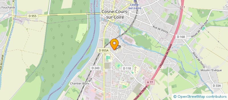 localisation de l'entreprise MONSIEUR PASCAL CHERTIER à COSNE-COURS-SUR-LOIRE