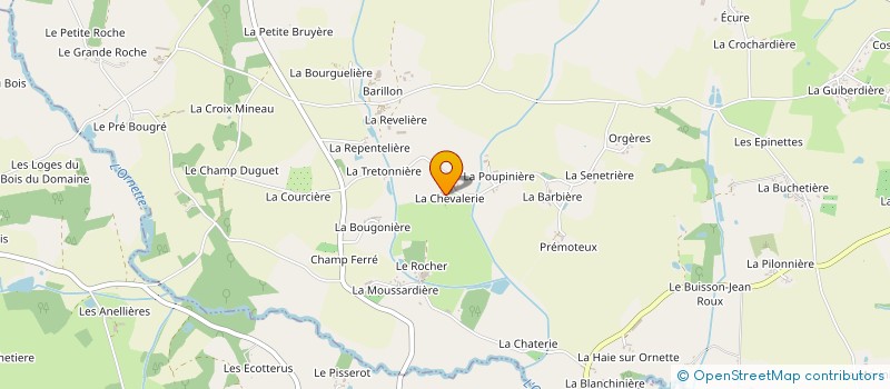 localisation de l'entreprise MONSIEUR PASCAL CHESNEAU  SAINT-PIERRE-DES-NIDS