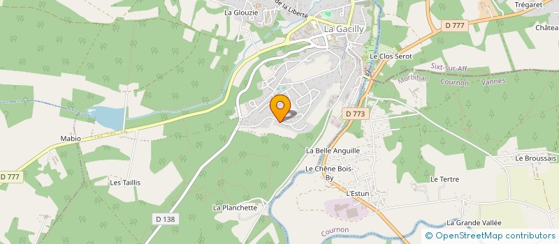 localisation de l'entreprise MONSIEUR PASCAL CHEVAL à LA GACILLY