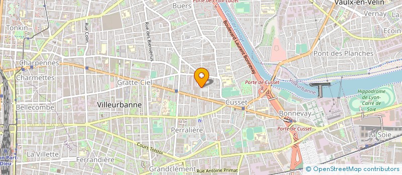 localisation de l'entreprise MONSIEUR PASCAL CHEVALIER à VILLEURBANNE