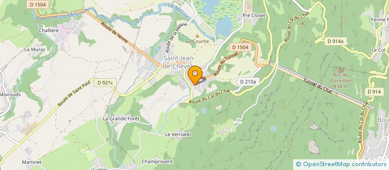 localisation de l'entreprise MONSIEUR PASCAL CHEVALIER  SAINT-JEAN-DE-CHEVELU