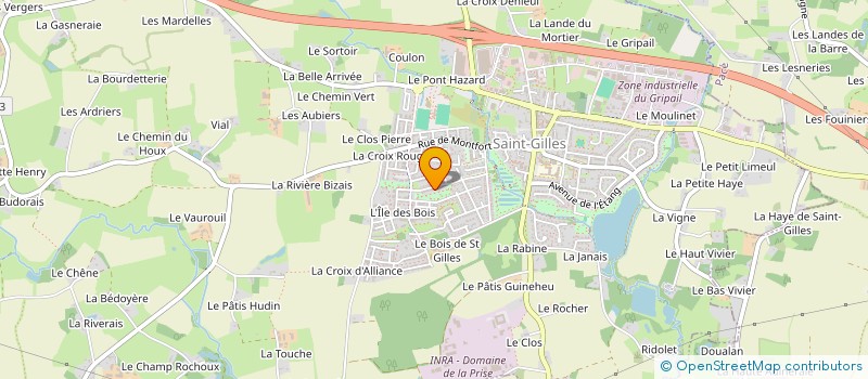 localisation de l'entreprise MONSIEUR PASCAL CHEVALIER  SAINT-GILLES