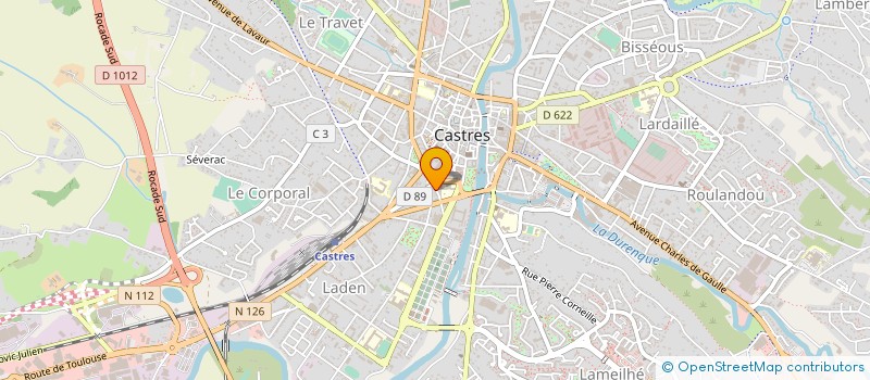 localisation de l'entreprise MONSIEUR PASCAL CHEVALLIER à CASTRES