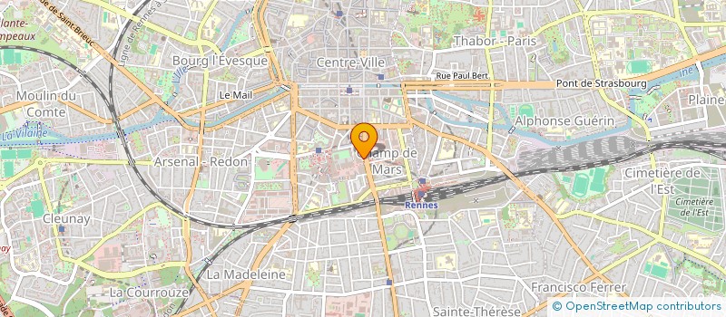 localisation de l'entreprise MONSIEUR PASCAL CHEVREL à RENNES