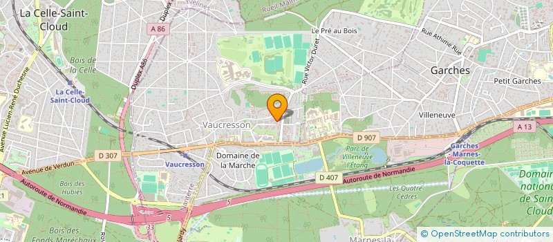 localisation de l'entreprise MONSIEUR PASCAL CHIAPPETTA  VAUCRESSON