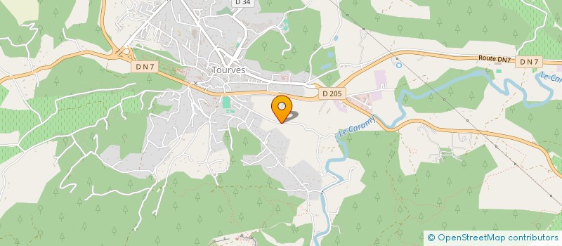 localisation de l'entreprise MONSIEUR PASCAL CHOLLET  TOURVES