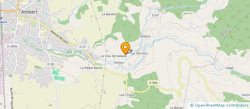 localisation de l'entreprise MONSIEUR PASCAL CHOUZET  BAFFIE