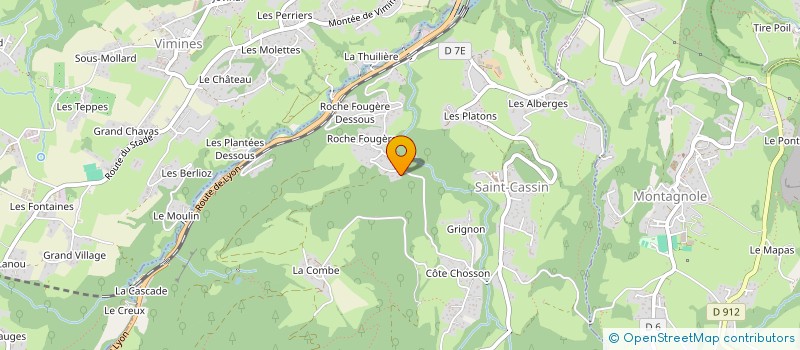 localisation de l'entreprise MONSIEUR PASCAL CHRISTIN à SAINT-CASSIN