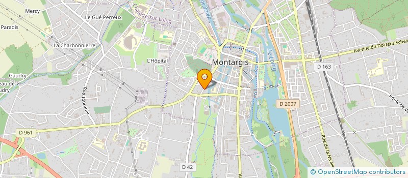 localisation de l'entreprise MONSIEUR PASCAL CHRISTOPHE  MONTARGIS