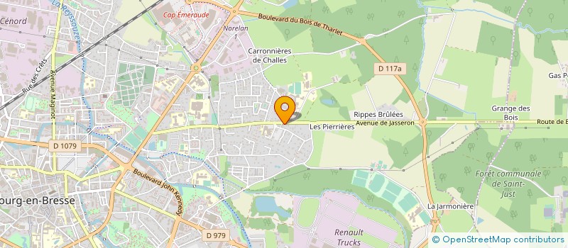localisation de l'entreprise MONSIEUR PASCAL CLAPPAZ  BOURG-EN-BRESSE