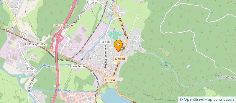 localisation de l'entreprise MONSIEUR PASCAL CLAVE  MONTREAL-LA-CLUSE