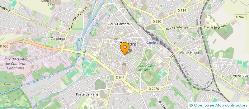 localisation de l'entreprise MONSIEUR PASCAL CLAYES à CAMBRAI