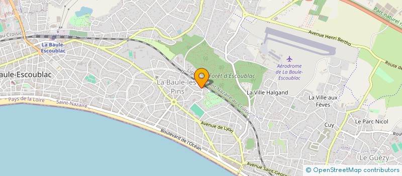 localisation de l'entreprise MONSIEUR PASCAL CLEMENT à LA BAULE-ESCOUBLAC