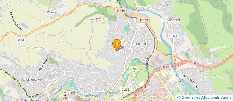 localisation de l'entreprise MONSIEUR PASCAL CLEMENT  CHADRAC