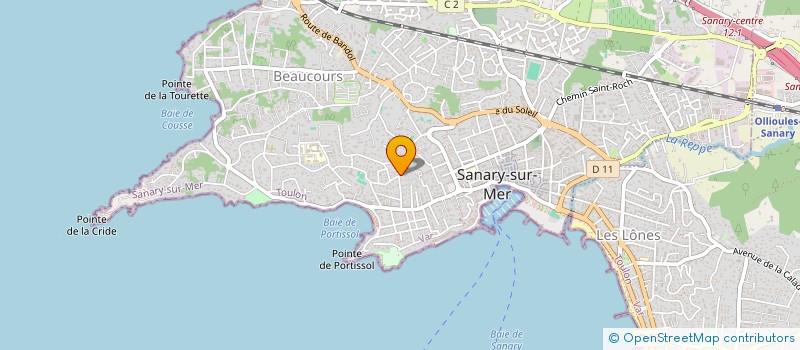 localisation de l'entreprise MONSIEUR PASCAL CLERC à SANARY-SUR-MER