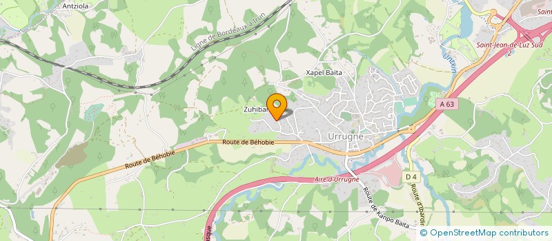 localisation de l'entreprise MONSIEUR PASCAL CLERC à URRUGNE
