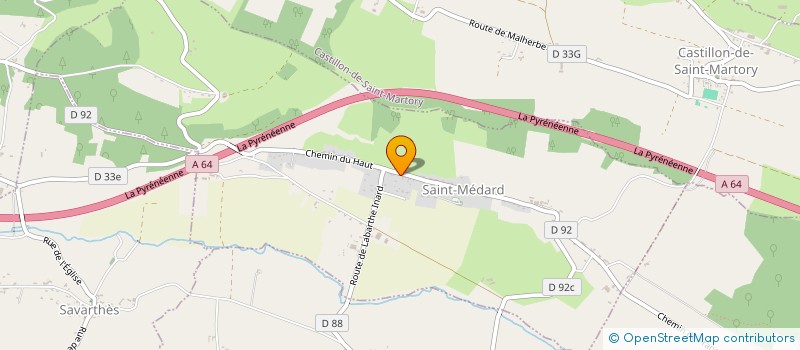 localisation de l'entreprise MONSIEUR PASCAL CLERGUE  AUZAS