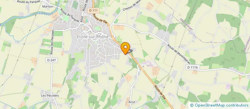 localisation de l'entreprise MONSIEUR PASCAL CLEYSSAC  ETOILE-SUR-RHONE