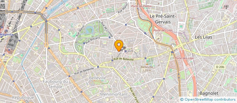 localisation de l'entreprise MONSIEUR PASCAL CLUET  PARIS