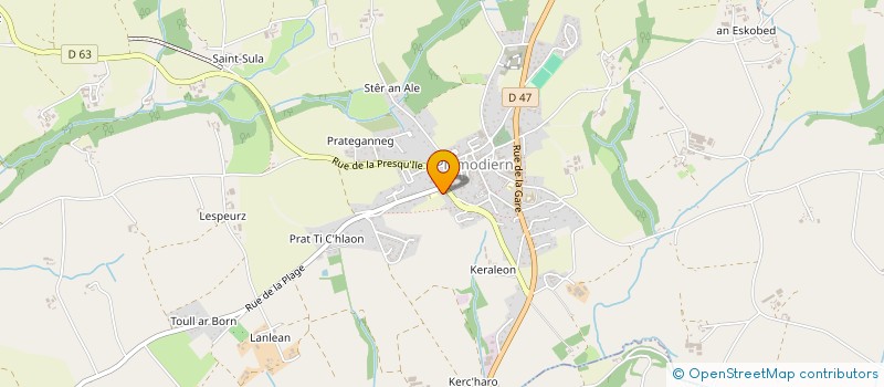 localisation de l'entreprise MONSIEUR PASCAL COAT  SAINT-NIC