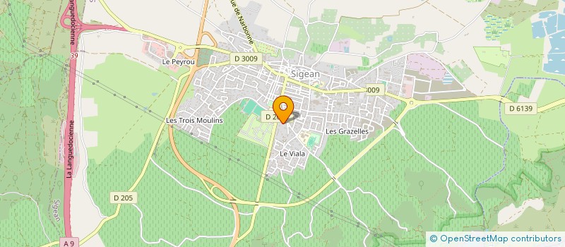 localisation de l'entreprise MONSIEUR PASCAL COATANLEM à SIGEAN
