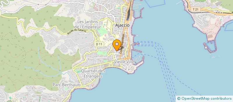 localisation de l'entreprise MONSIEUR PASCAL COCCO  AJACCIO