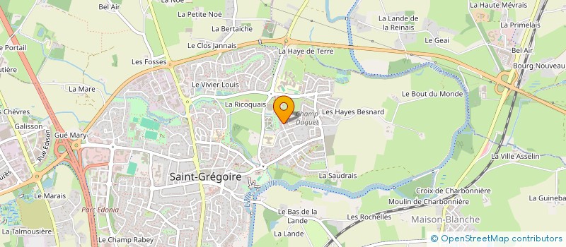localisation de l'entreprise MONSIEUR PASCAL COCHERY à SAINT-GREGOIRE