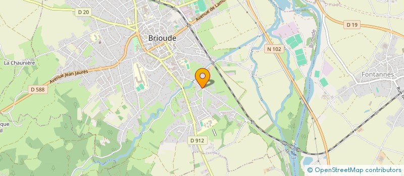 localisation de l'entreprise MONSIEUR PASCAL COCHET  BRIOUDE