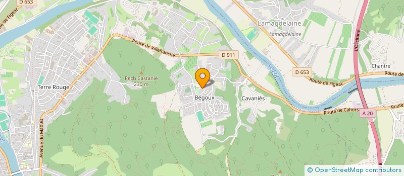 localisation de l'entreprise MONSIEUR PASCAL COELHO  CAHORS