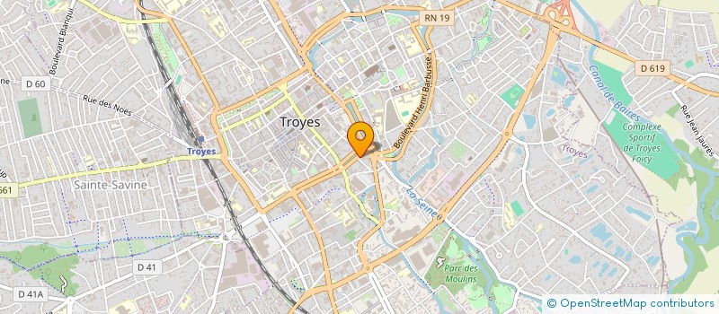 localisation de l'entreprise MONSIEUR PASCAL COFFINET à TROYES