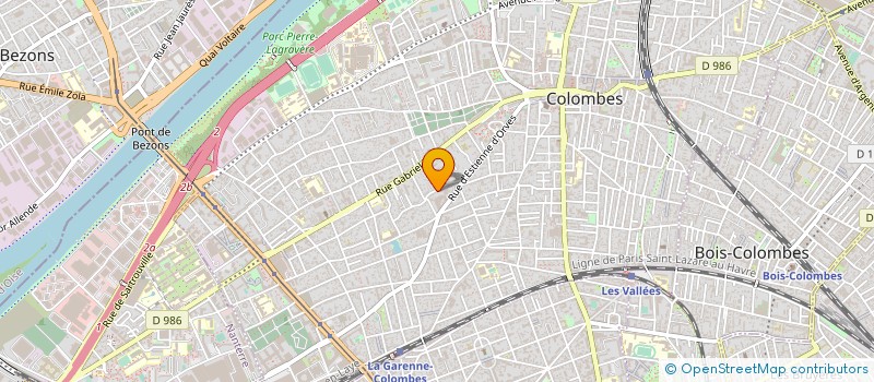 localisation de l'entreprise MONSIEUR PASCAL COLLET à COLOMBES